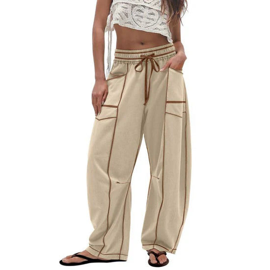 High Waisted Barrell Pants