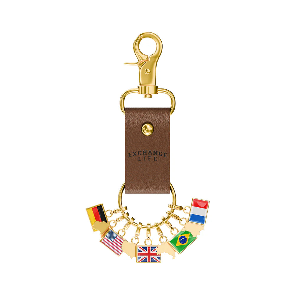 Keychain - Holds 100 Charms (Extra Keyrings Included)