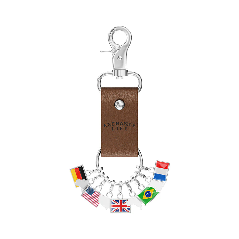 Keychain - Holds 100 Charms (Extra Keyrings Included)